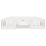 Carpa profesional para fiestas con paredes blanco 90 g/m² 4x9 m v7727 - Vetonek