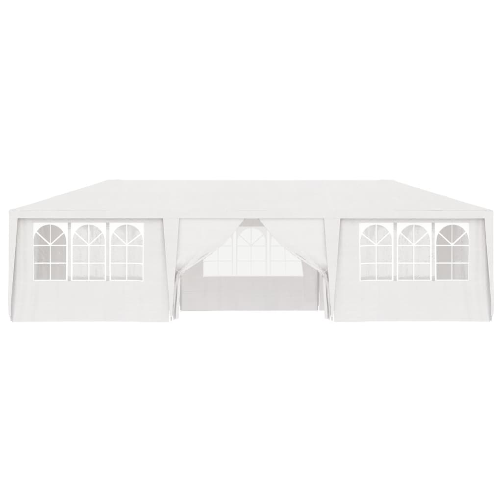 Carpa profesional para fiestas con paredes blanco 90 g/m² 4x9 m v7727 - Vetonek