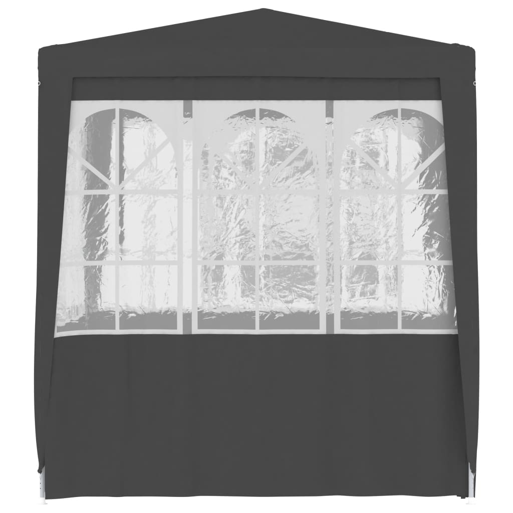 Carpa profesional para fiestas con paredes gris 90 g/m² 2x2 m v7741 - Vetonek