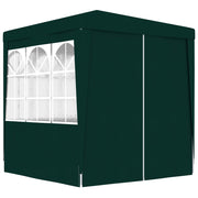 Carpa profesional para fiestas con paredes verde 90 g/m² 2x2 m v7758 Vetonek