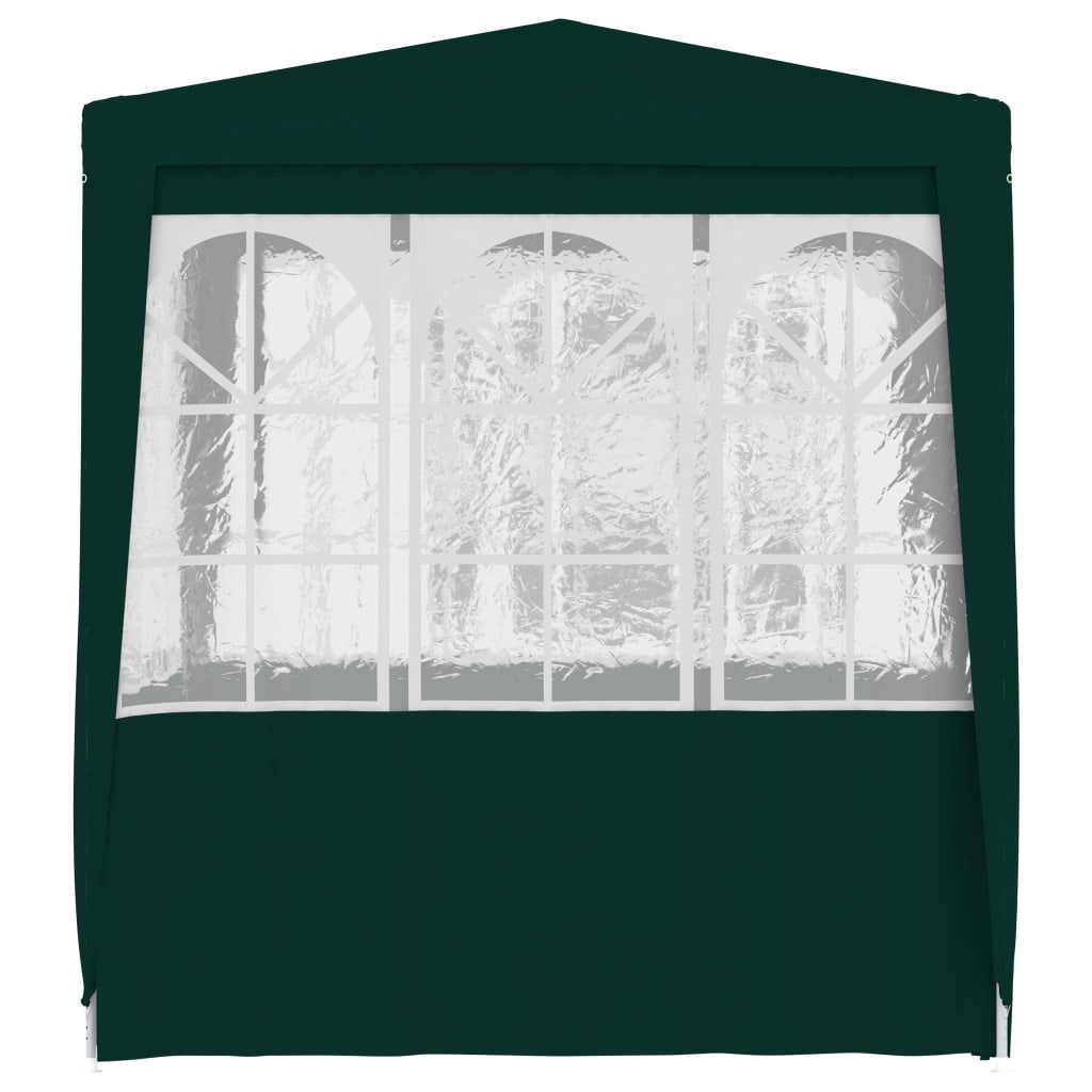 Carpa profesional fiestas con paredes verde 90 g/m² 2,5x2,5 m v7772 - Vetonek