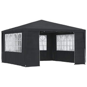 Carpa profesional para fiestas con paredes gris 90 g/m² 4x4 m v7789 Vetonek