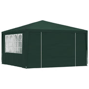 Vetonek Carpa profesional para fiestas con paredes verde 90 g/m² 4x4 m