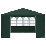 Carpa profesional para fiestas con paredes verde 90 g/m² 4x4 m - Vetonek