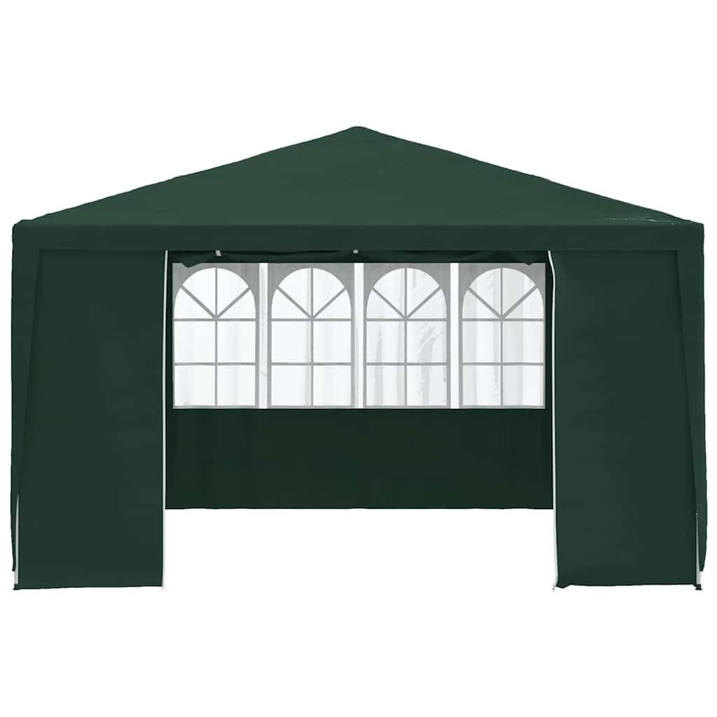 Carpa profesional para fiestas con paredes verde 90 g/m² 4x4 m - Vetonek