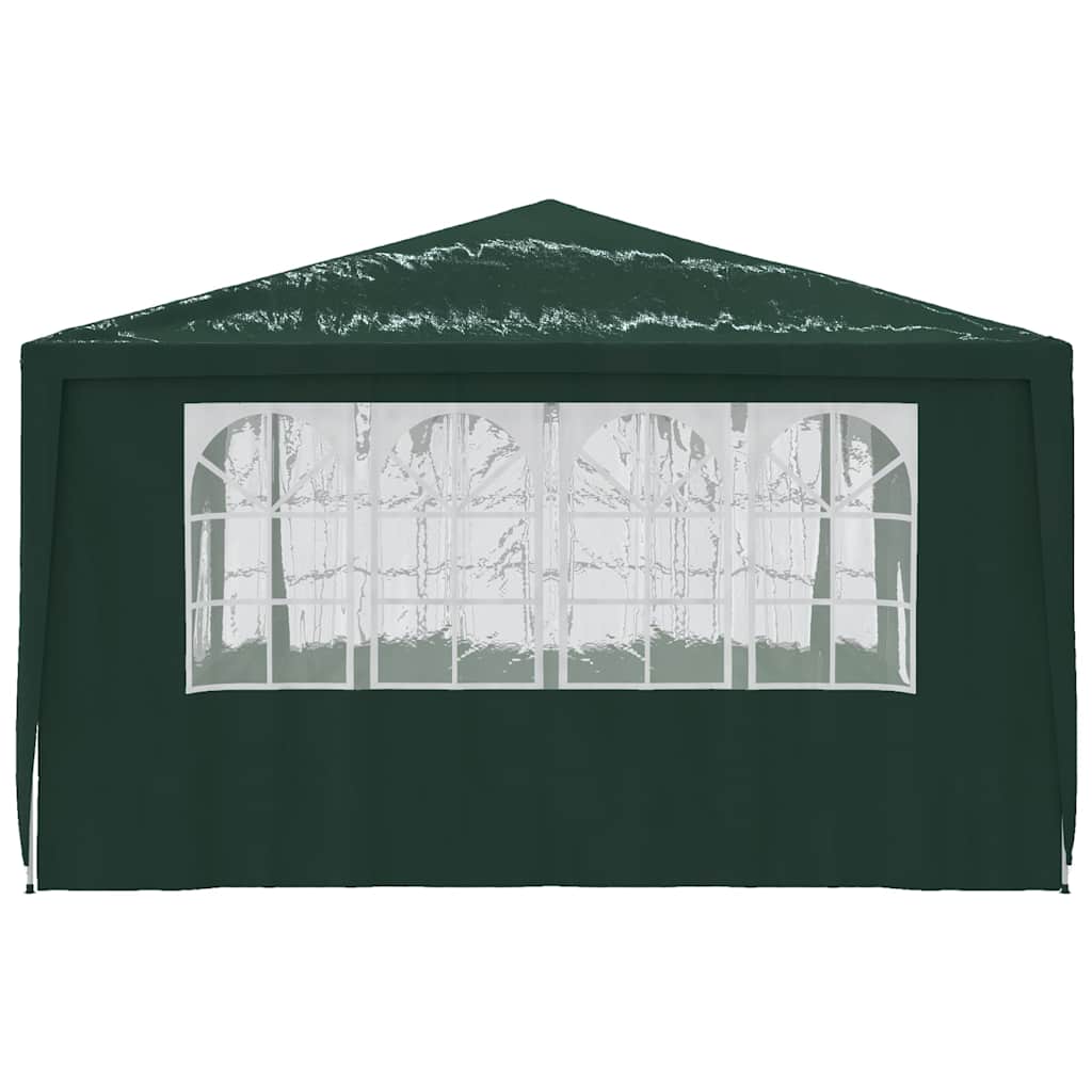 Carpa profesional para fiestas con paredes verde 90 g/m² 4x4 m - Vetonek