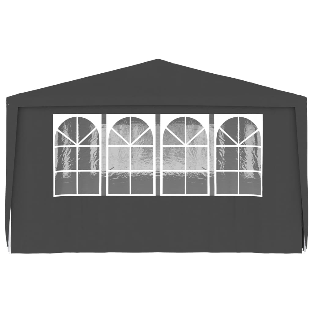 Carpa profesional para fiestas con paredes gris 90 g/m² 4x6 m v7802 - Vetonek