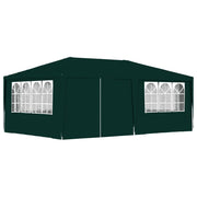 Carpa profesional para fiestas con paredes verde 90 g/m² 4x6 m v7819 Vetonek