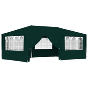 Vetonek Carpa profesional para fiestas con paredes verde 90 g/m² 4x6 m