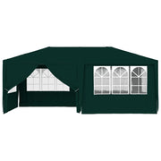 Carpa profesional para fiestas con paredes verde 90 g/m² 4x6 m v7819 - Vetonek