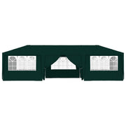 Carpa profesional para fiestas con paredes verde 90 g/m² 4x9 m v7833 - Vetonek