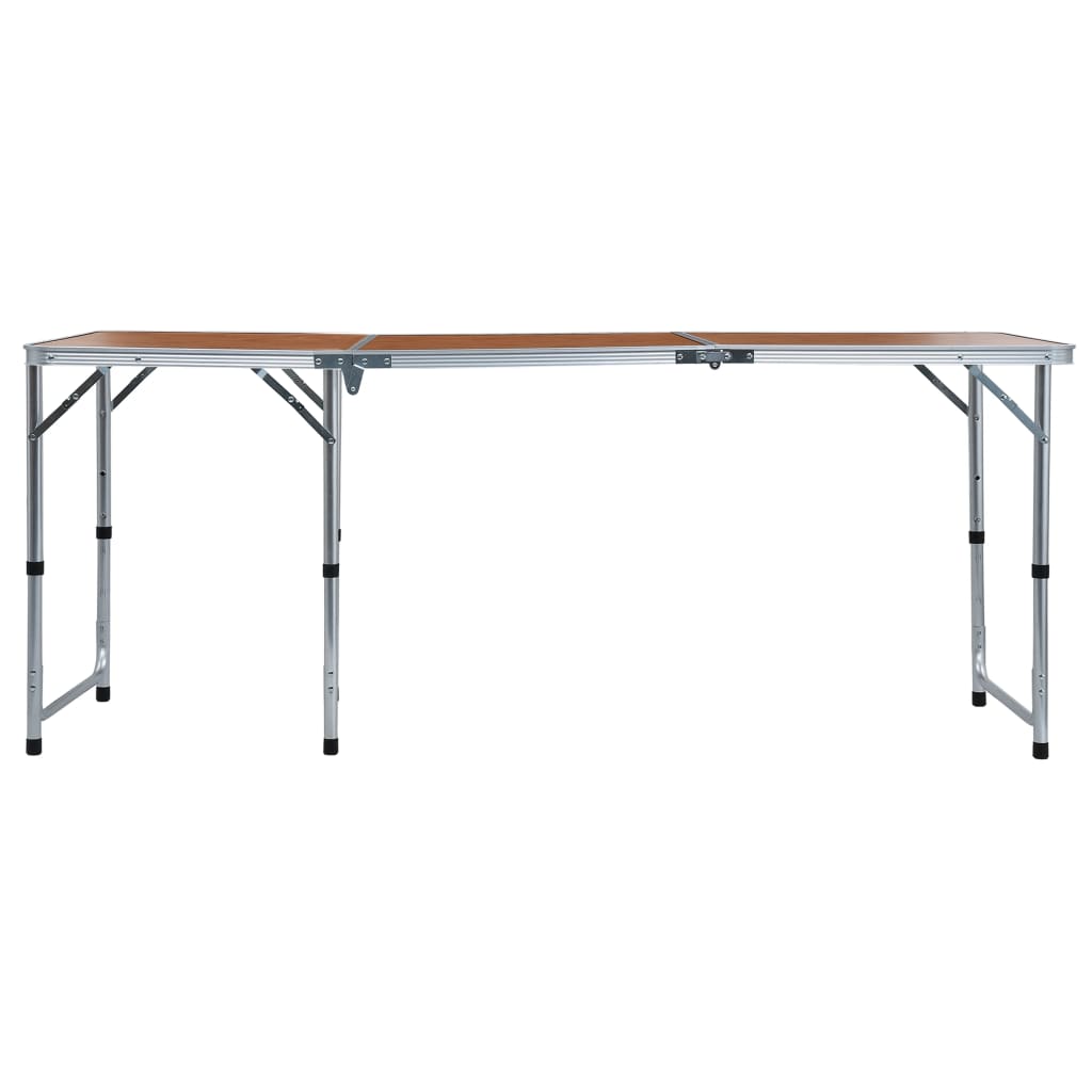 Taula plegable d'alumini de 180x60 cm