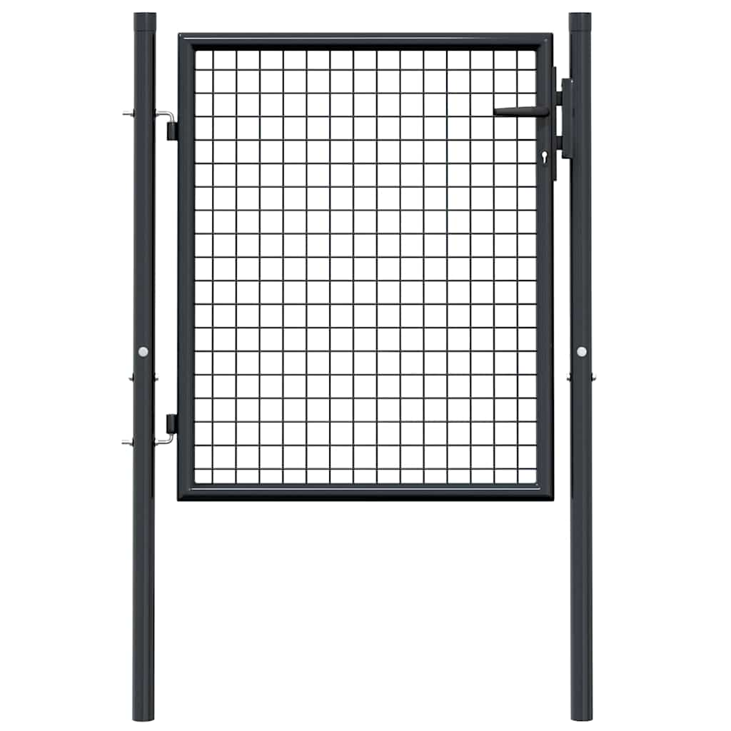 Garden Galvanized Steel Mesh Door 100x125 cm