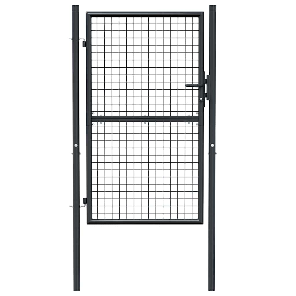 Galvanized Steel Garden Mesh Door 100x200 cm