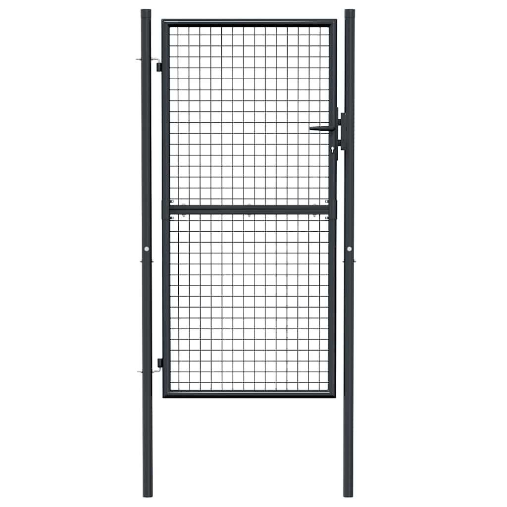 Galvanized Steel Garden Mesh Door 100x225 cm