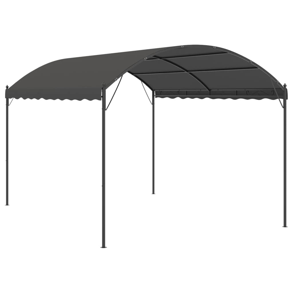 Toldo parasol gris antracita 3x4 cm