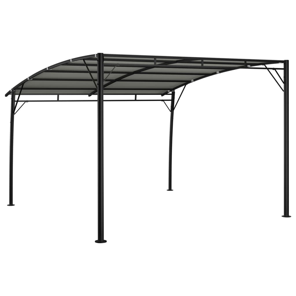Toldo parasol de jardín color crema 3x3x2,55 m v0994 - Vetonek