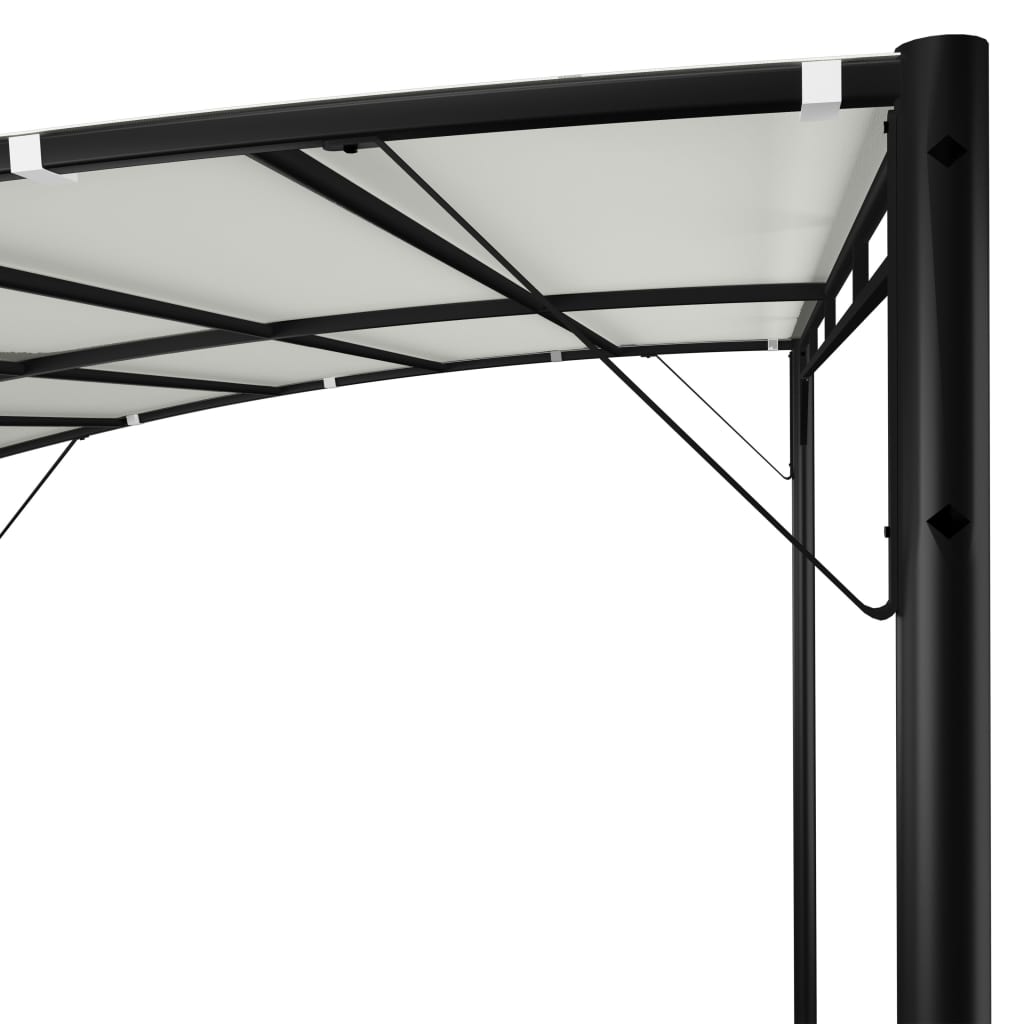 Toldo parasol de jardín color crema 3x3x2,55 m v0994 - Vetonek