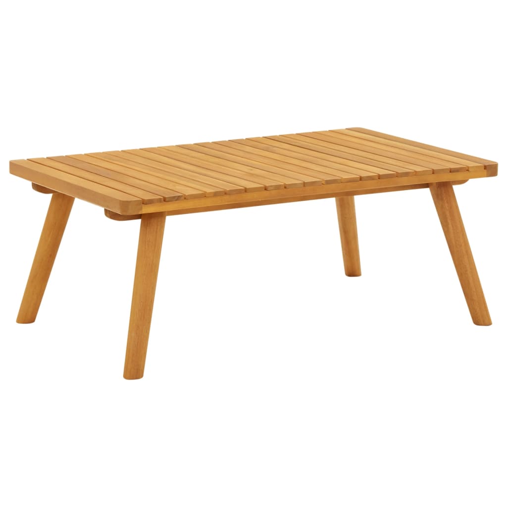 Vetonek Mesa de centro de jardín madera maciza de acacia 90x55x35 cm