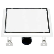 Desagüe de ducha cubierta inserción suelo acero inox. 23x23 cm v3017 - Vetonek