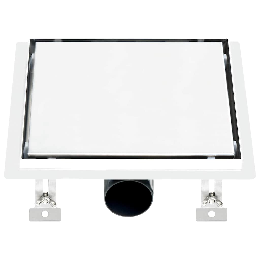 Desagüe de ducha cubierta inserción suelo acero inox. 23x23 cm v3017 - Vetonek