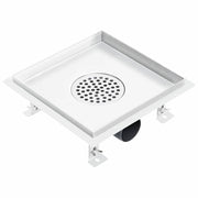 Desagüe de ducha cubierta inserción suelo acero inox. 23x23 cm v3017 - Vetonek