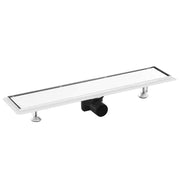 Vetonek Desagüe de ducha con cubierta 2 en 1 acero inoxidable 63x14 cm