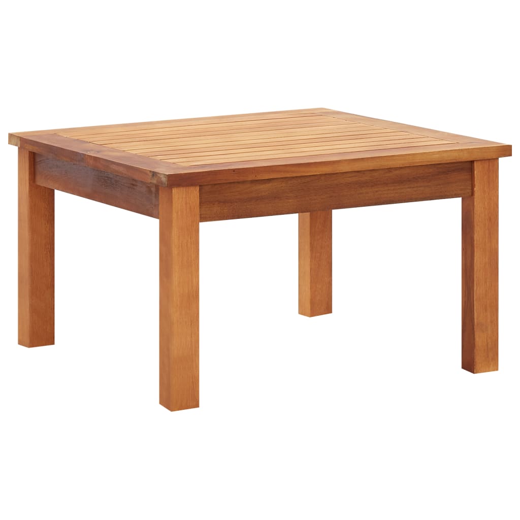 Vetonek Mesa de centro de jardín madera maciza de acacia 60x60x36 cm