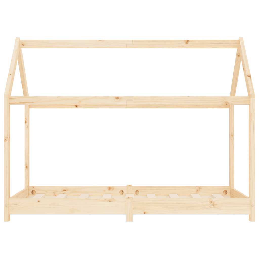 Estructura de cama infantil de madera maciza de pino 80x160 cm vidaXL