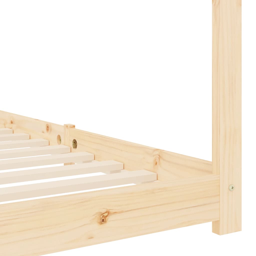 Estructura de cama infantil de madera maciza de pino 80x160 cm vidaXL