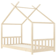 Estrutura de cama infantil em madeira maciça de pinho 80x160 cm V5684 Vetonek