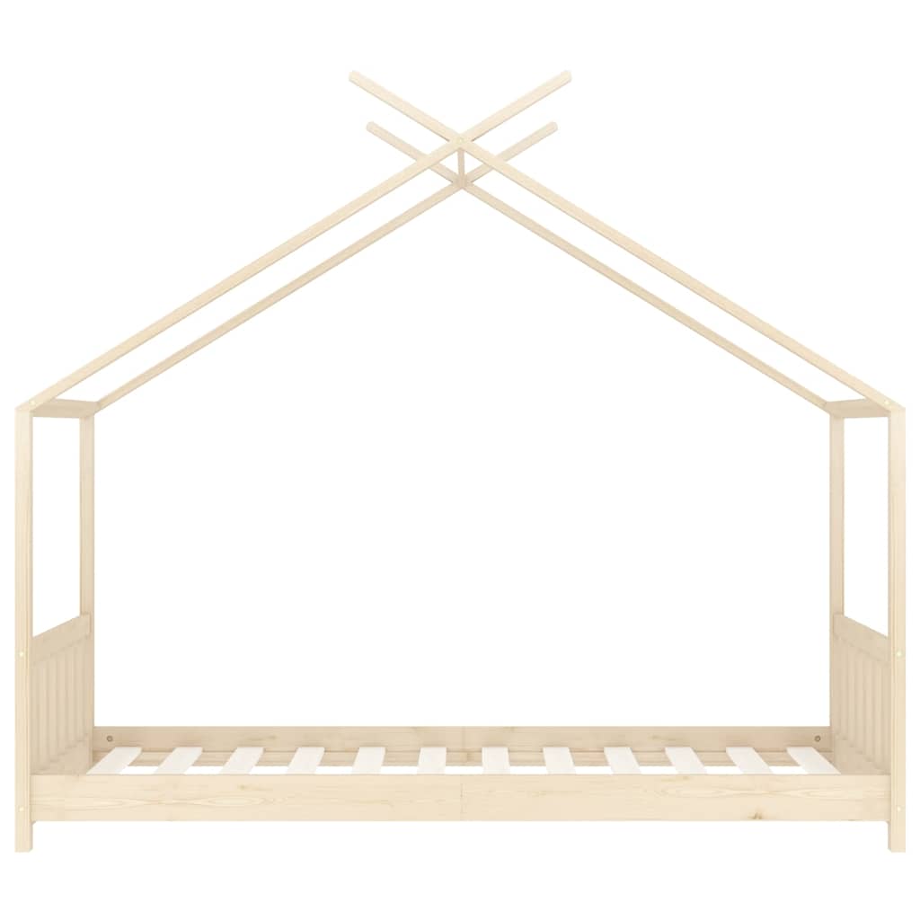 Estrutura de cama infantil em madeira maciça de pinho 80x160 cm V5684 Vetonek
