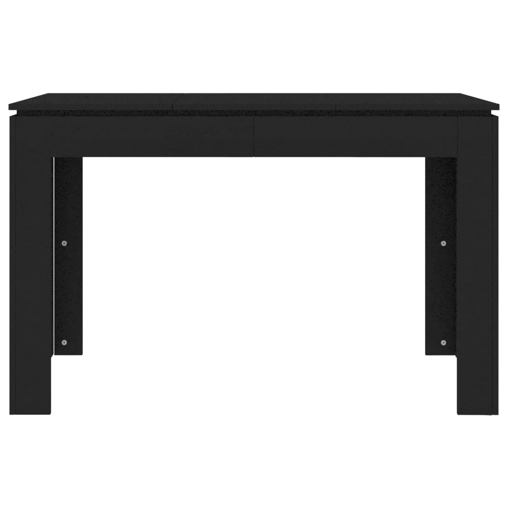 Mesa de comedor de madera negro 120x60x76 cm vidaXL