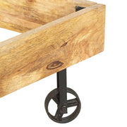 Estructura de cama sin colchón madera maciza mango 200x200 cm v2644 - Vetonek