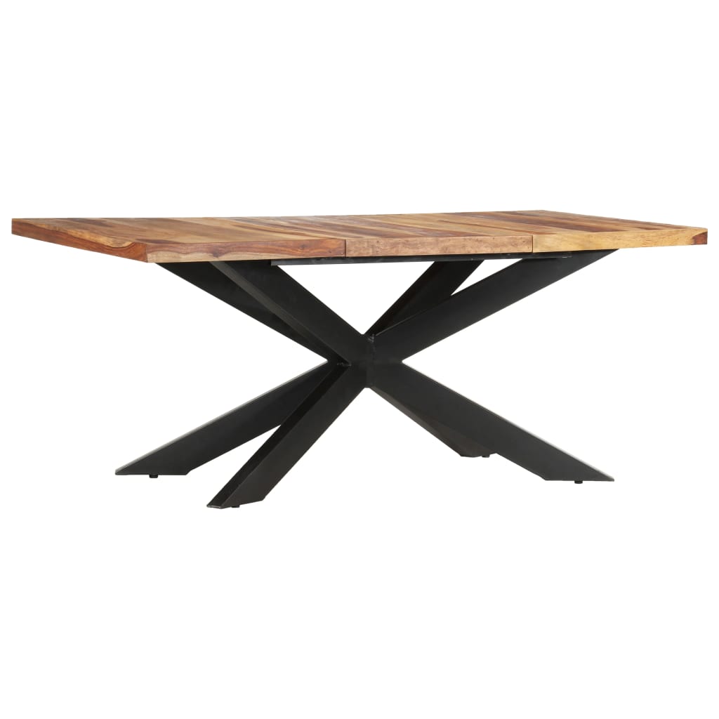   Vetonek Mesa de comedor de madera maciza de sheesham 180x90x76 cm