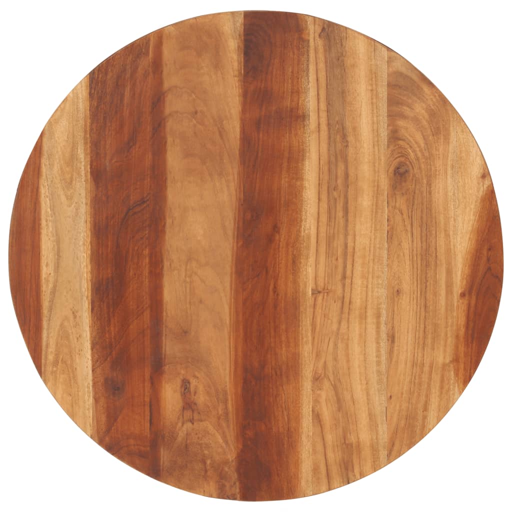 Vetonek Tablero de mesa redonda madera maciza de acacia 15-16 mm 70 cm