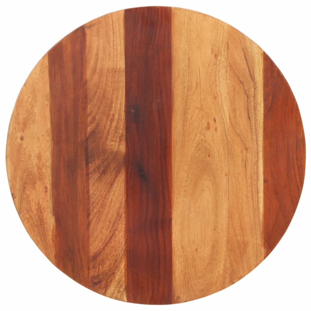 Vetonek Tablero de mesa redonda madera maciza de acacia 25-27 mm 60 cm