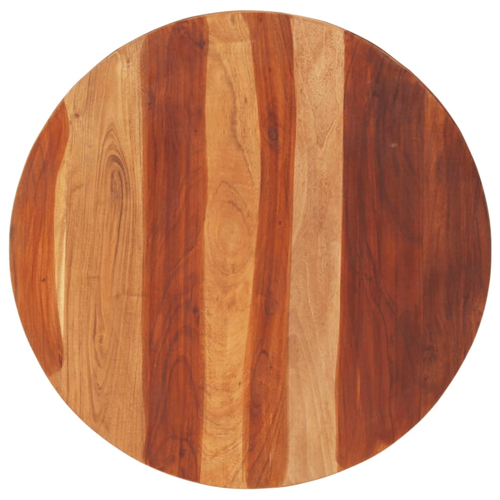 Vetonek Tablero de mesa redonda madera maciza de acacia 25-27 mm 70 cm