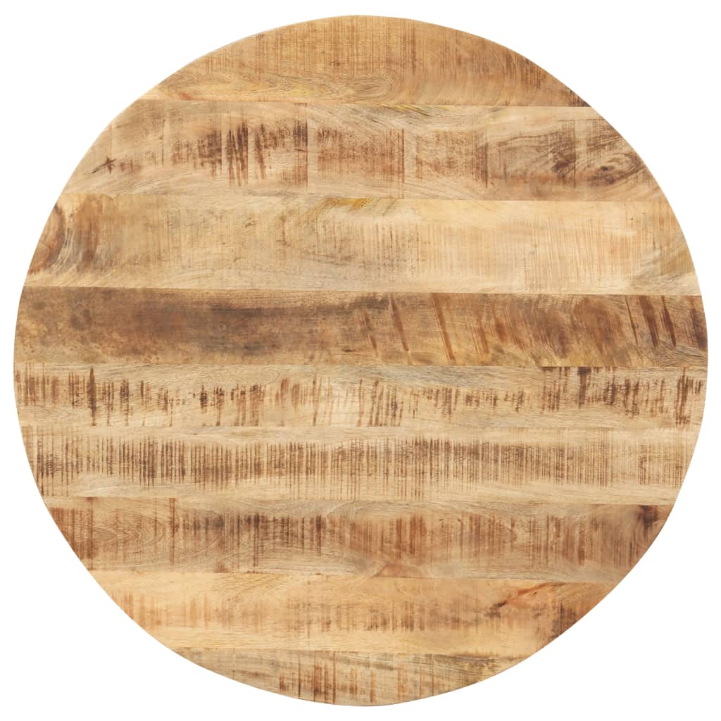 Vetonek Superficie de mesa redonda madera maciza de mango 15-16 mm 40cm