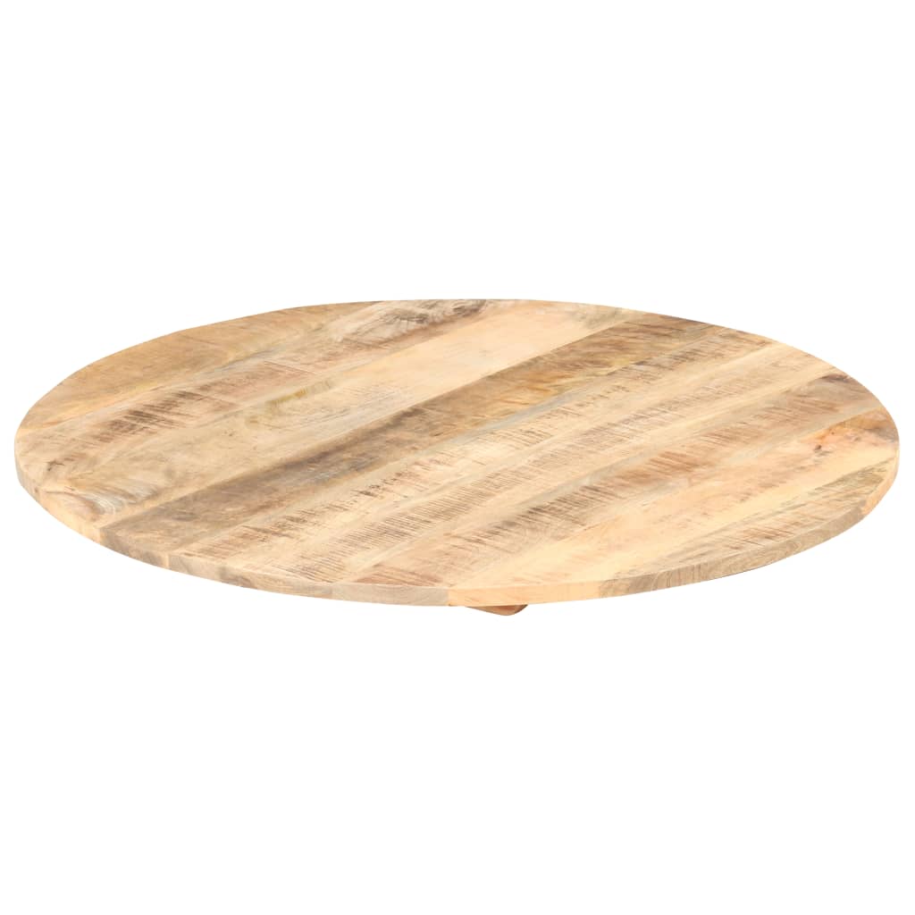 Superficie de mesa redonda madera maciza de mango 15-16 mm 70cm - Vetonek