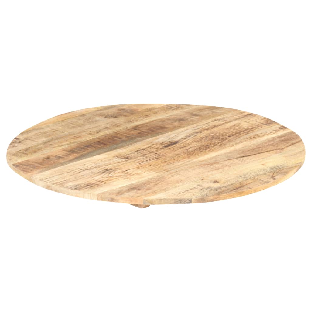 Superficie de mesa redonda madera maciza de mango 15-16 mm 70cm - Vetonek