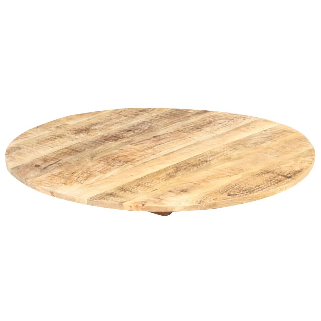 Superficie de mesa redonda madera maciza de mango 15-16 mm 70cm - Vetonek