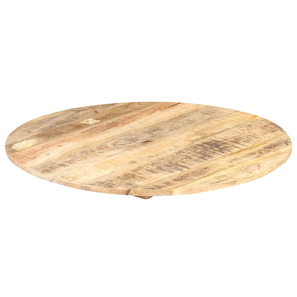 Superficie de mesa redonda madera maciza de mango 15-16 mm 70cm - Vetonek