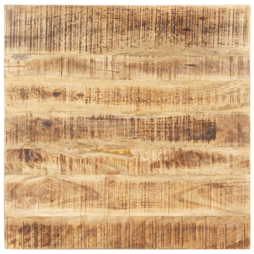 Superficie de mesa madera maciza de mango 15-16 mm 70x70 cm