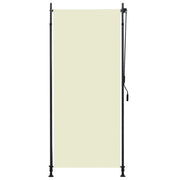 Cream outdoor roller blind 100x270 cm v4990 Vetonek