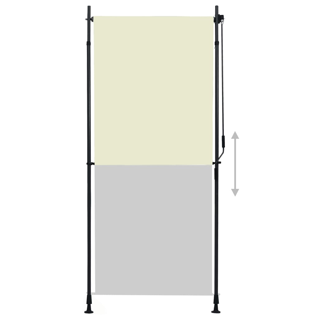 Cream outdoor roller blind 100x270 cm v4990 - Vetonek
