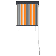 Yellow and blue outdoor roller blind 60x250 cm v5041 - Vetonek