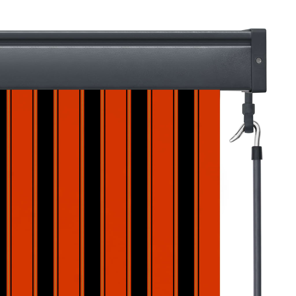 Orange and brown outdoor roller blind 60x250 cm v5089 - Vetonek