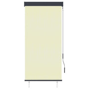 Cream outdoor roller blind 80x250 cm V5133 Vetonek