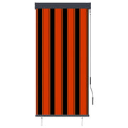 Vetonek Orange and brown outdoor roller blind 80x250 cm
